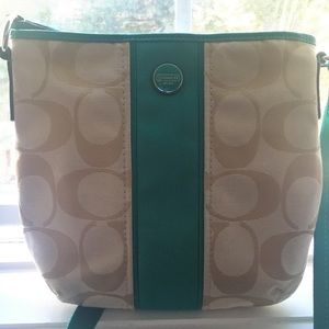Large Coach crossbody bag